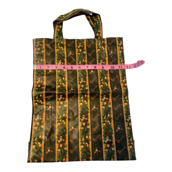 Harrods Vintage PVC Coated Tote Bag - Picture 8 of 11